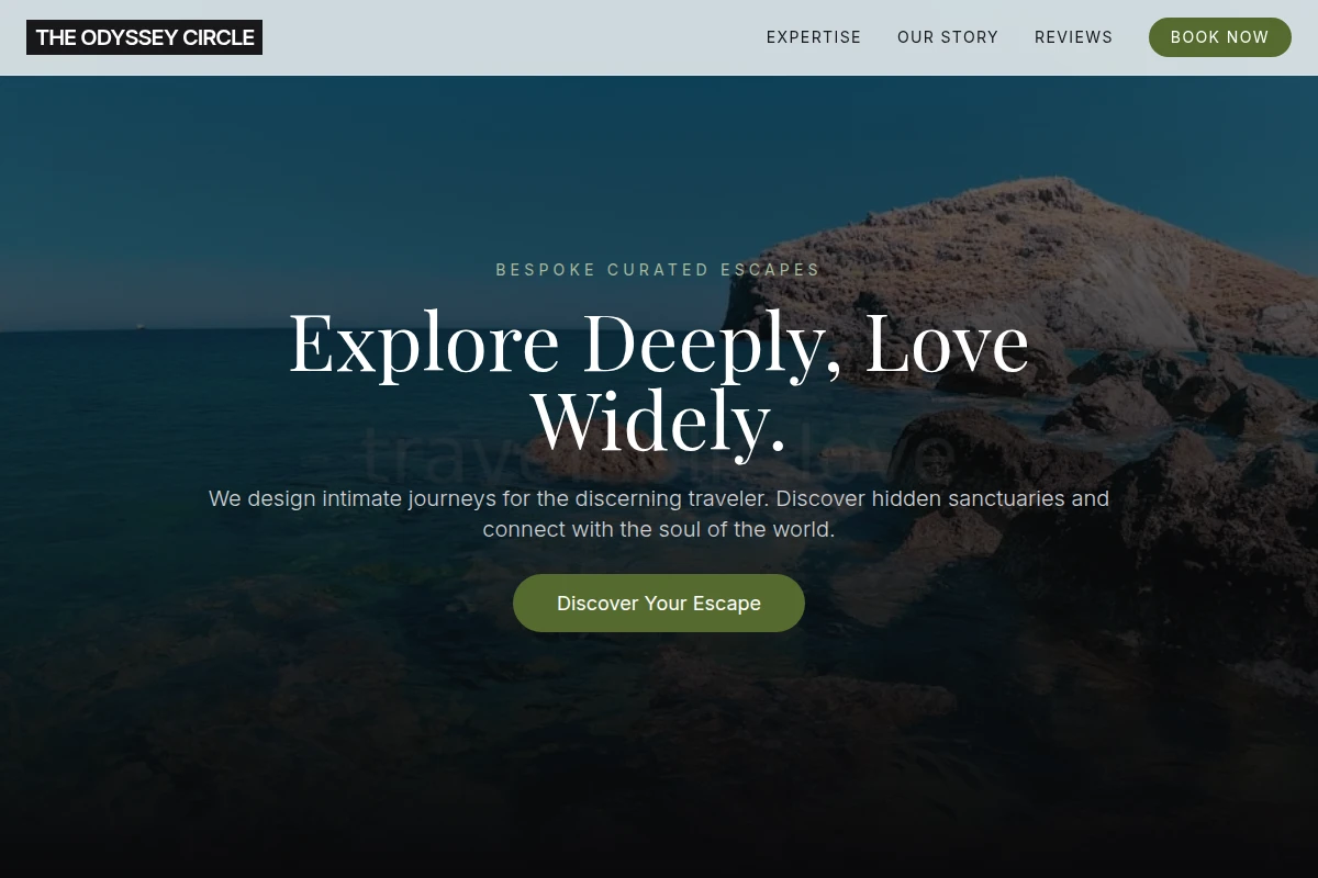 Intimate Travel Booking