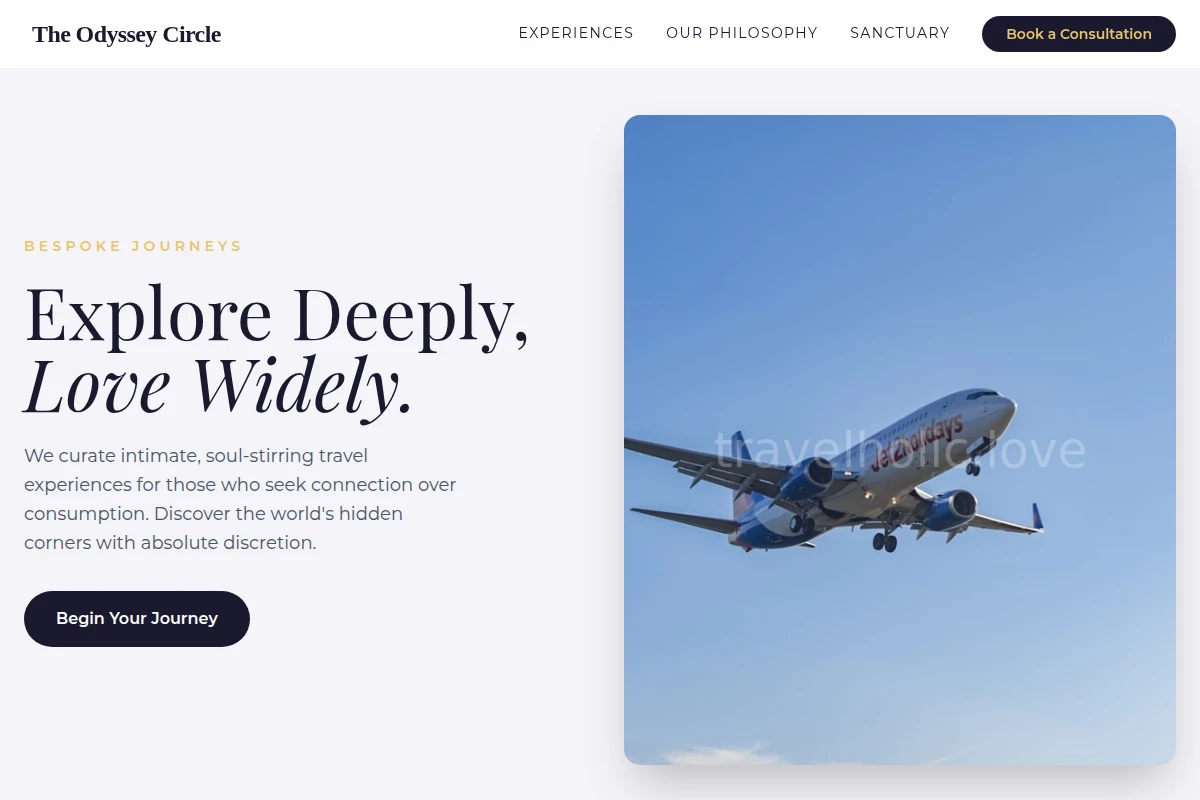 Intimate Travel Booking