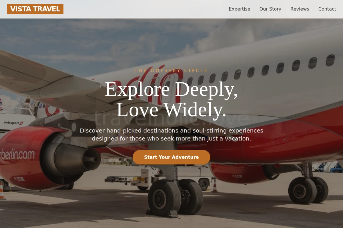 Vista Travel Booking