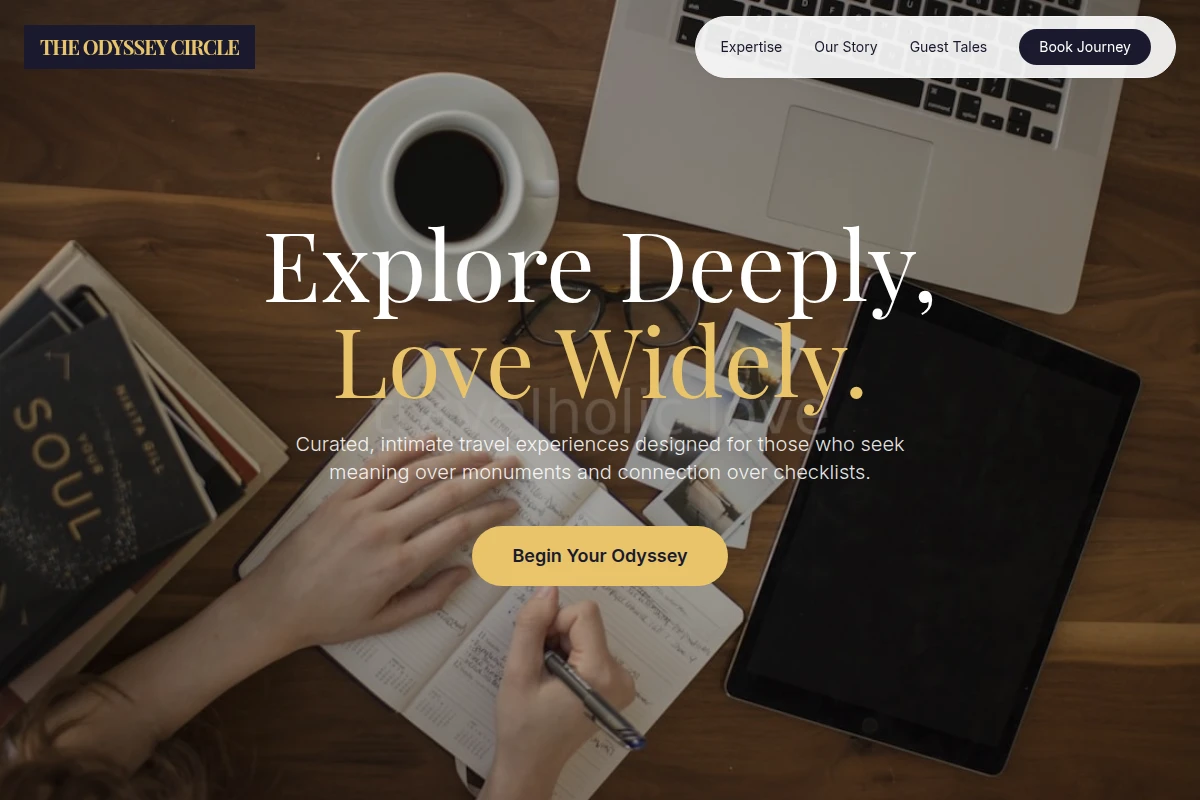 Intimate Travel Booking